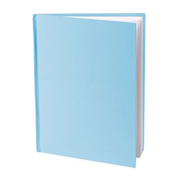 BLUE BLANK HARDCOVER BOOK 11X8.5IN - ASH10716