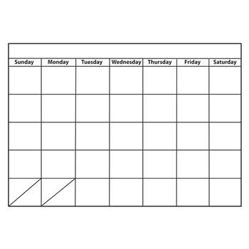 Big Monthly Calendar Large Magnetic Chart ASH70001 Ashley Productions ...