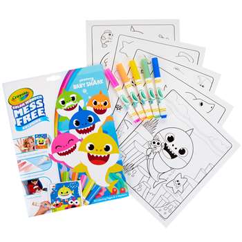 Crayola Baby Shark Color & Sticker Activity Set