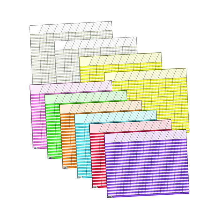 Large Horizontal Incentive Chart 10Pk 22 X 28 Assorted by Creative ...