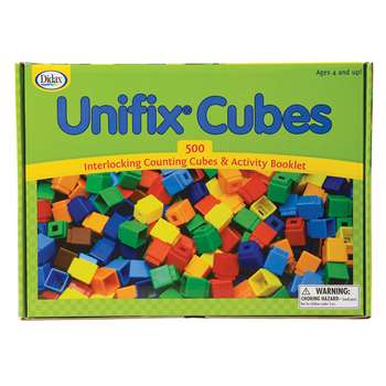 Unifix Cubes (500 Asstd Colors) by Didax: Unifix