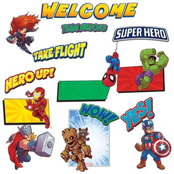 Marvel Super Hero Adventure Welcome Bulletin Board Sets EU-847042 ...