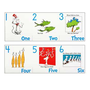 Dr Seuss Numbers 1-20 Bulletin Board Set by Eureka: Math ...