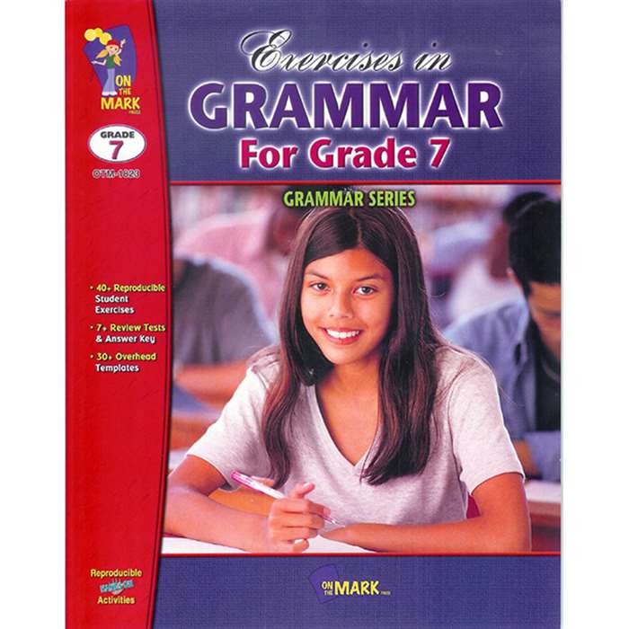 Exercises In Grammar Grade 7 by On The Mark Press: Grammar Skills ...