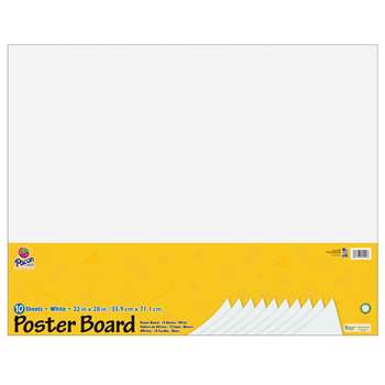 POSTERBOARD, 22x 28, single sheet - white - Ship to School orders only -  sent bulk