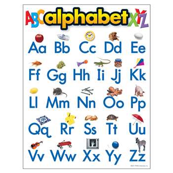 Chart Alphabet 17 X 22 Gr Pk-2 by Trend Enterprises: Language Arts ...