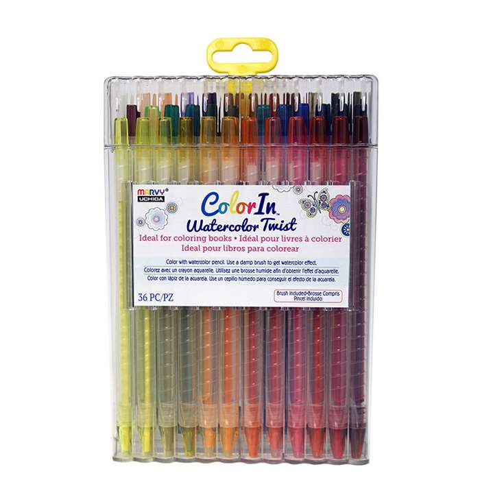 Color In Watercolor Twist 36 Pc Set UCH450036A Uchida Of America ...